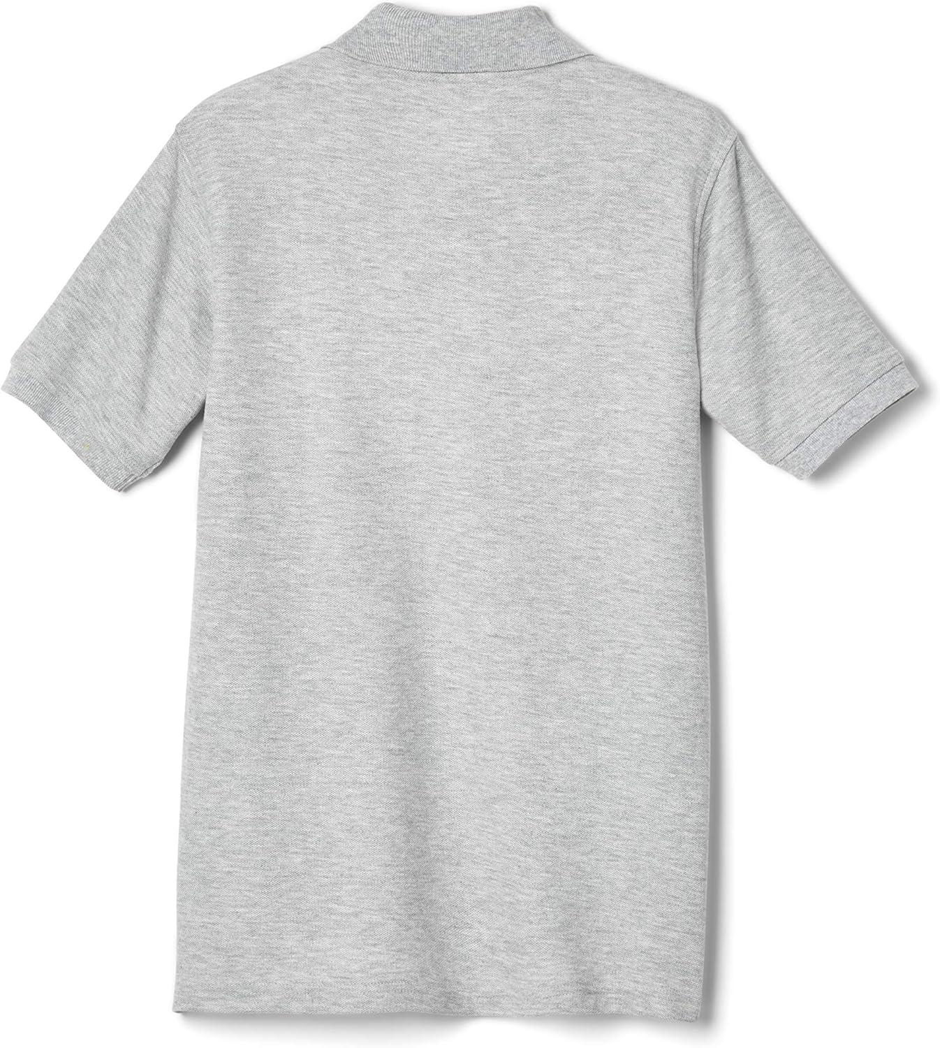 imageFrench Toast Kids Pique Polo Standard ampamp HuskyHeather Gray