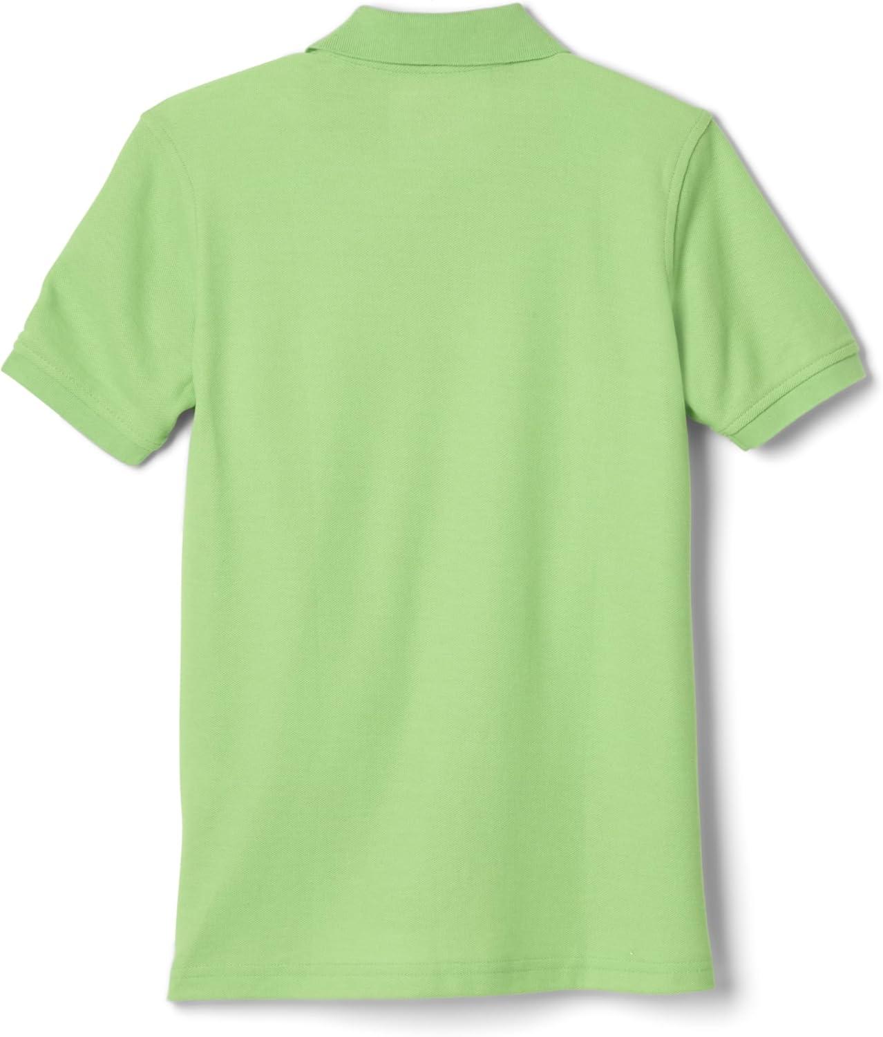 imageFrench Toast Kids Pique Polo Standard ampamp HuskyLime Green