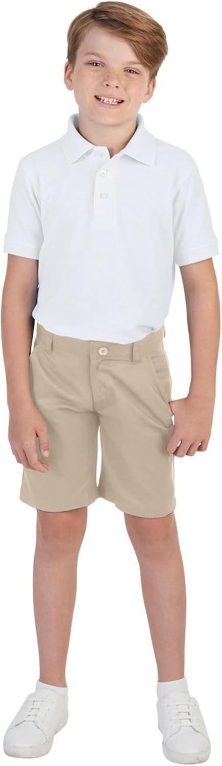 imageFrench Toast Kids Pique Polo Standard ampamp HuskyOrange