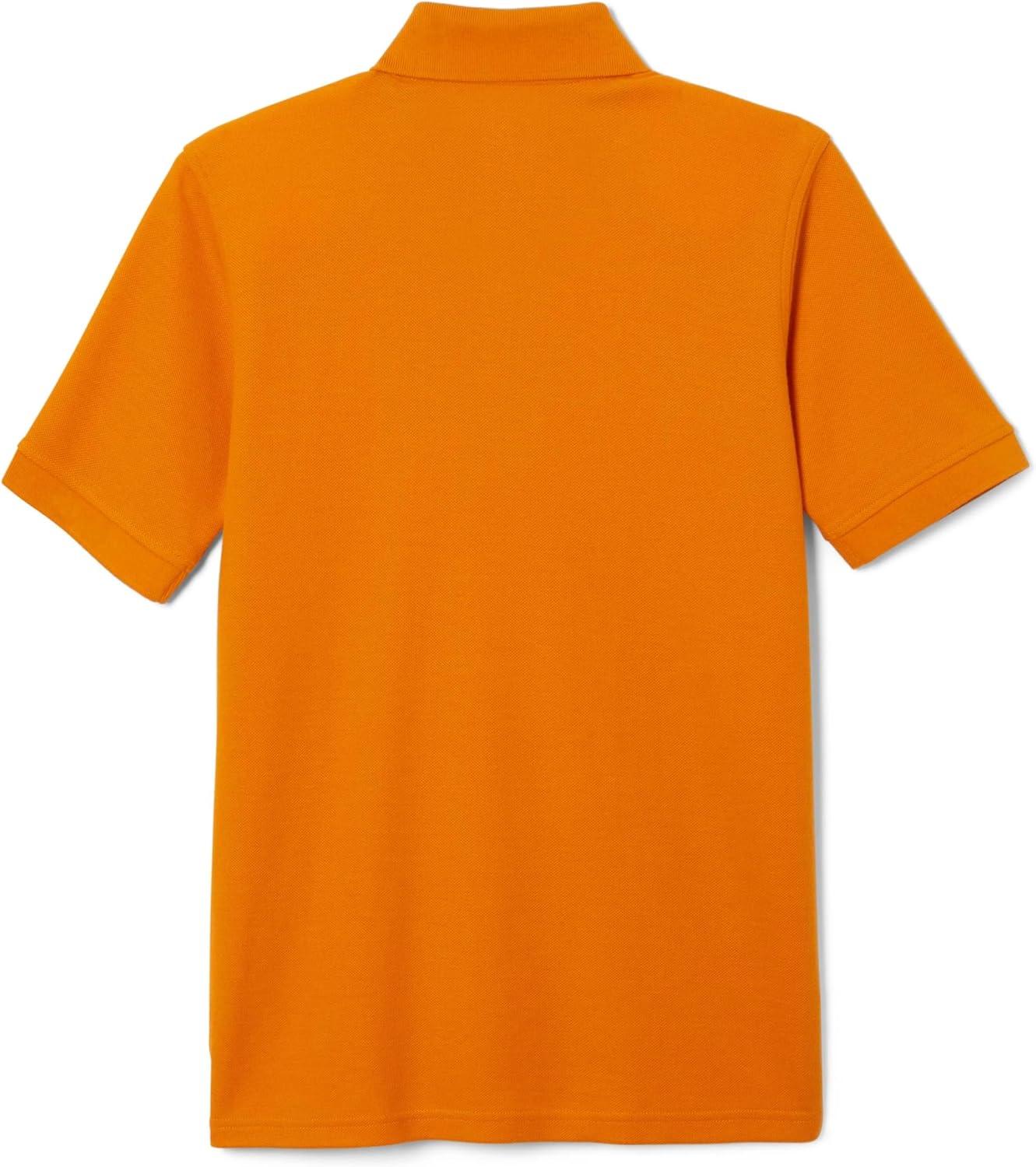 imageFrench Toast Kids Pique Polo Standard ampamp HuskySun Orange