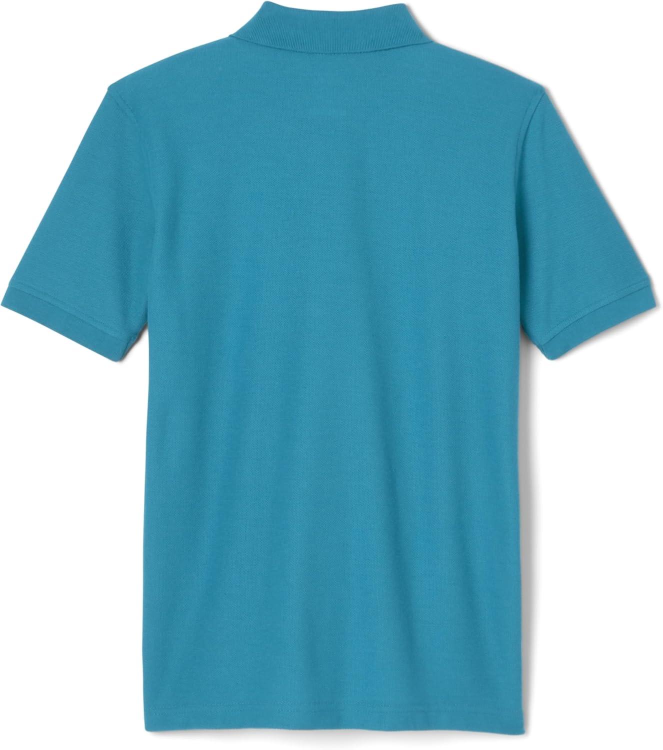 imageFrench Toast Kids Pique Polo Standard ampamp HuskyTeal