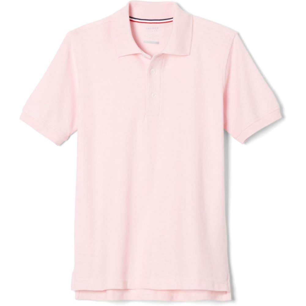 imageFrench Toast Kids Pique Polo Standard ampamp HuskyPink