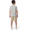 imageFrench Toast Kids Pique Polo Standard ampamp HuskyHeather Gray