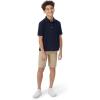 imageFrench Toast Kids Pique Polo Standard ampamp HuskyNavy