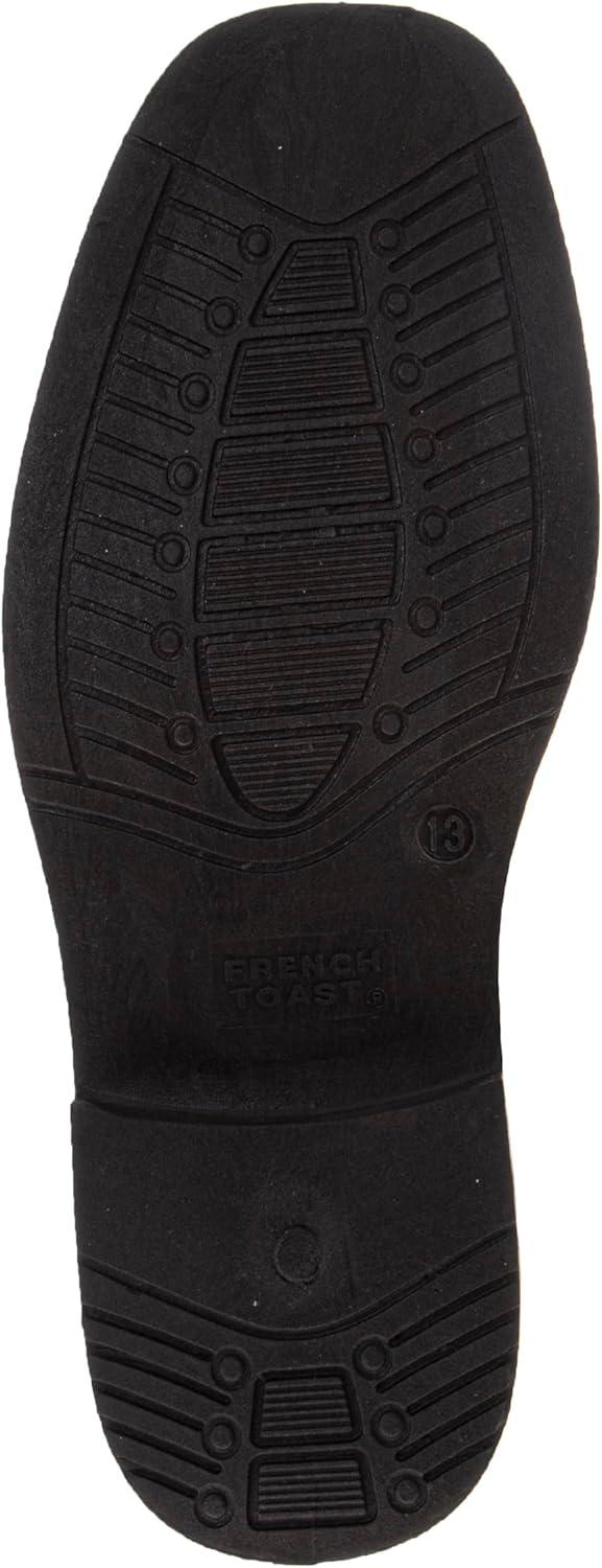 imageFrench Toast Boys Dress Shoes  Classic LaceUp Oxford Casual Dress Formal Shoes  Black Size 7 Toddler  Size 6 Big KidBlack Patent