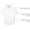 imageFrench Toast Mens Short Sleeve Poplin Dress ShirtWhite
