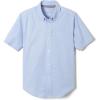 imageFrench Toast Mens Short Sleeve Poplin Dress ShirtLight Blue Stretch