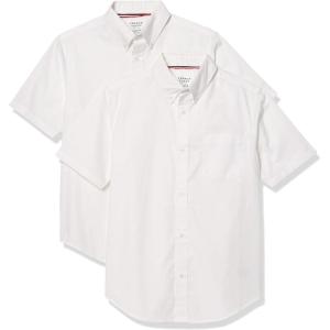 imageFrench Toast Mens Short Sleeve Poplin Dress Shirt2pk White