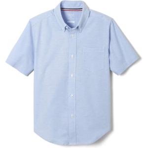 imageFrench Toast Mens Short Sleeve Poplin Dress ShirtLight Blue Stretch