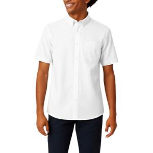 imageFrench Toast Mens Short Sleeve Poplin Dress ShirtWhite