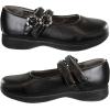 imageFrench Toast Girls Mary Jane Shoes Uniform Ballet Flats Dress School Shoes for Girls Size Toddler Little Kid Big Kid AdultClassic Black Double Flower