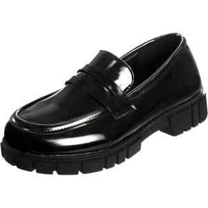 imageFrench Toast Girls Round Toe Ankle Strap Maryjane School Shoes  Mary Jane Chunky Platform Oxford Dress Shoe Pumps  BlackNavyBrown Size 125 Little KidBig KidBlack Shine