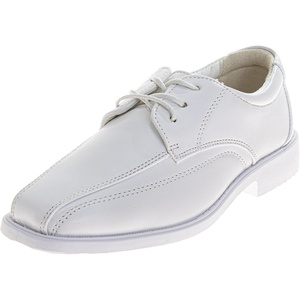 image:imageFrench Toast Boys Dress Shoes  Classic LaceUp Oxford Casual Dress Formal Shoes  Black Size 7 Toddler  Size 6 Big KidWhite